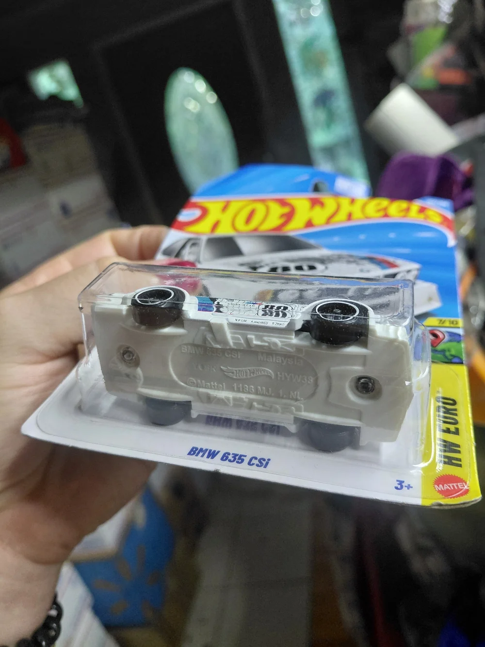 the 2026 Hot Wheels BMW 635 CSi from the HW Euro series (7/10, number 152/250